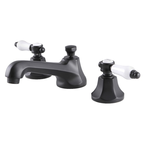 KS4460BPL Bel-Air 8" Widespread Bathroom Faucet, Matte Black